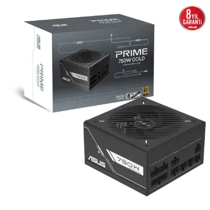 ASUS PRIME 750G 750W GOLD 80 PLUS FULL MODULER resmi