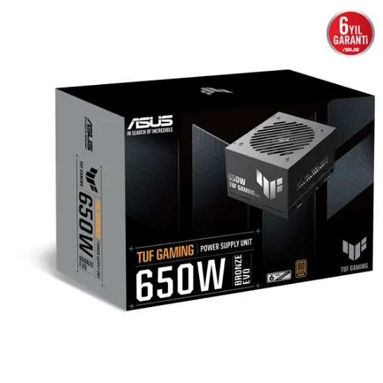 TUF GAMING 650B EVO 650W 80 PLUS BRONZE resmi