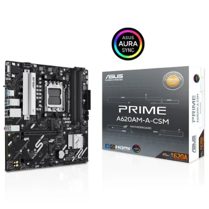 ASUS PRIME A620AM-A-CSM DDR5 7600MHZ(OC) M.2 AM5 resmi