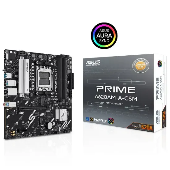 ASUS PRIME A620AM-A-CSM DDR5 7600MHZ(OC) M.2 AM5 resmi