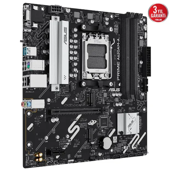 ASUS PRIME A620AM-A-CSM DDR5 7600MHZ(OC) M.2 AM5 resmi