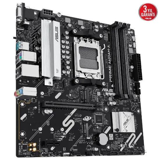 ASUS PRIME A620AM-A-CSM DDR5 7600MHZ(OC) M.2 AM5 resmi