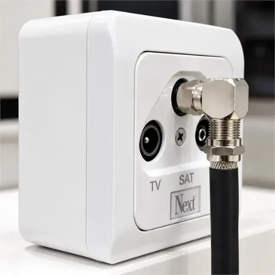 Powermaster L 90 Derece F Vidalı Çevirmeli Konnektör resmi