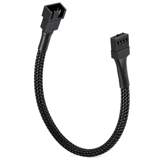 PowerMaster PM-38402 25 cm 4 Pin Pwm Erkek Dişi Fan Uzatma Kablosu resmi