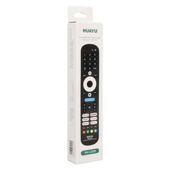 Huayu RM-L2038 Netflix-Youtube-Disney-Prime Video Tuşlu Universal Lcd-Led Tv Kumanda resmi