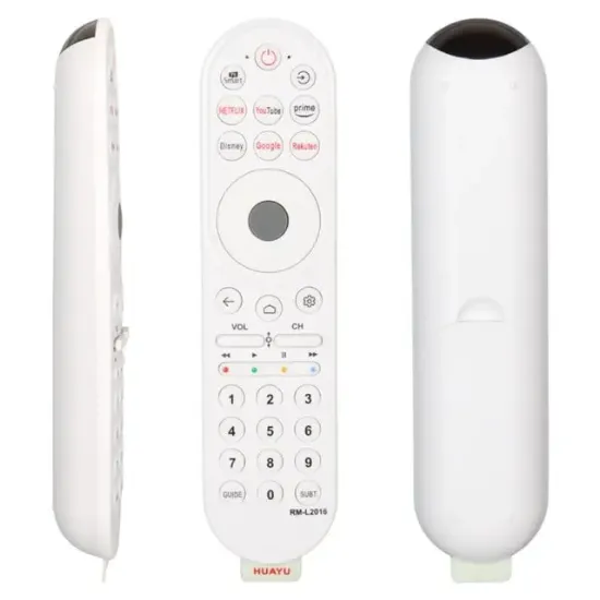Huayu RM-L2016 Beyaz Netflix-YouTube-Disney+-Rakuten Tuşlu Universal Lcd Led TV Kumanda resmi