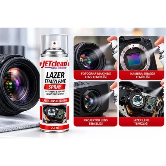 JeTCLean 500ML Lazer Lens Sensör Temizleme Spreyi resmi