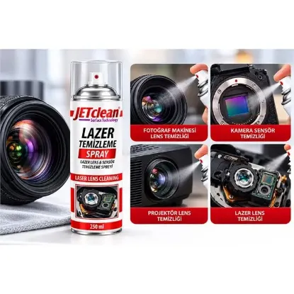 JeTCLean 250ML Lazer Lens Sensör Temizleme Spreyi resmi