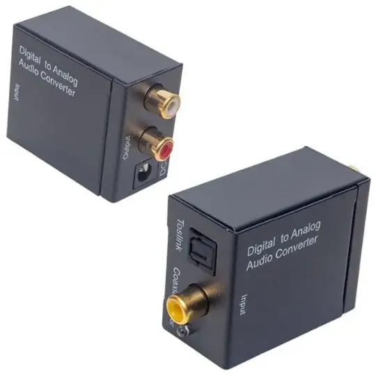 Powermaster PM-32145 Dijital Optik Ses To RCA Audio Çevirici Konverter resmi