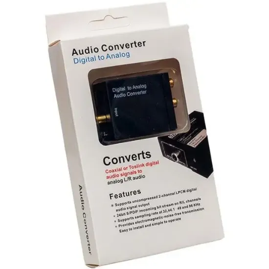 Powermaster PM-32145 Dijital Optik Ses To RCA Audio Çevirici Konverter resmi
