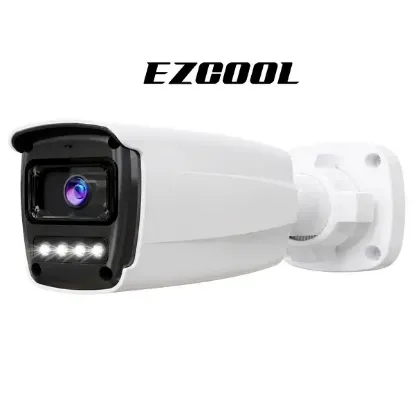 EZCOOL EZ-4045IPS 5MP 3.6MM HİBRİT POE SESLİ IP BULLET KAMERA resmi