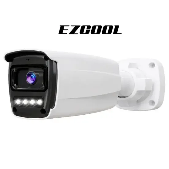 EZCOOL EZ-4045IPS 5MP 3.6MM HİBRİT POE SESLİ IP BULLET KAMERA resmi