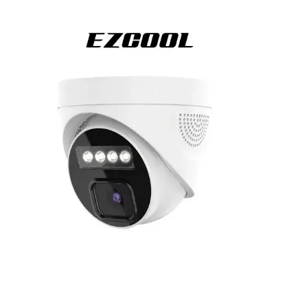 EZCOOL EZ-1045IPS 5MP 2.8MM HIBRIT POE SESLİ IP DOME KAMERA  resmi