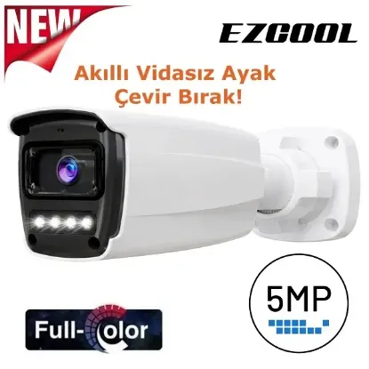 EZCOOL EZ-1055FC 5MP 3.6MM 4WARM FULLCOLOR AHD BULLET KAMERA resmi