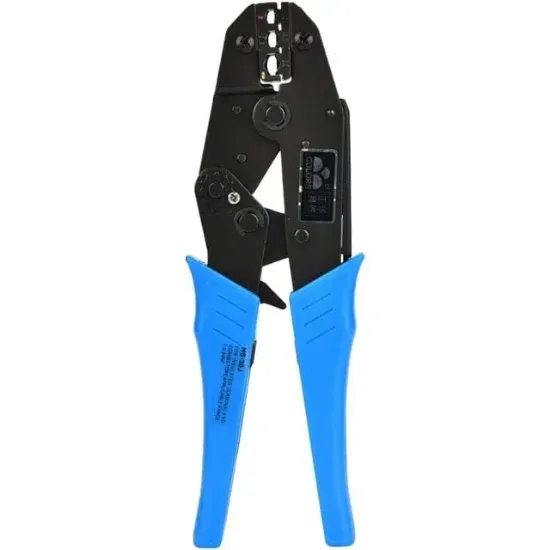 PowerMaster PM-39092 0.5-6mm2 (AWG22-10) HS-30J İzoleli Kablo Pabucu Sıkma Pensesi resmi