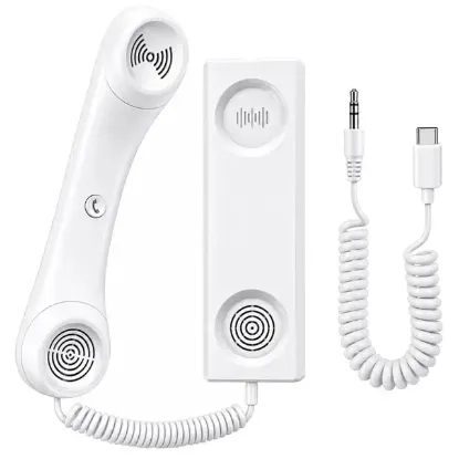 PowerMaster PM-39123 Retro Nostaljik Type C Girişli Telefon Ahizesi resmi