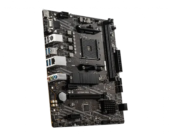 MSI A520M PRO DDR4 4600/1866Mhz M.2 MATX AM4 resmi