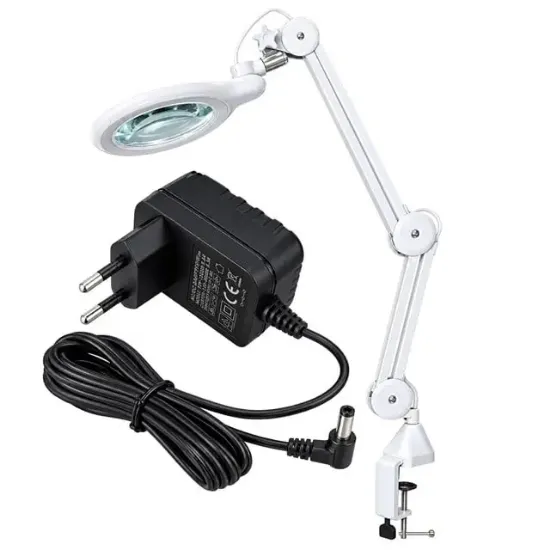 PowerMaster PM-4300 Akrobat Tamirci Masa Tipi Büyüteç Led Aydınlatmalı resmi
