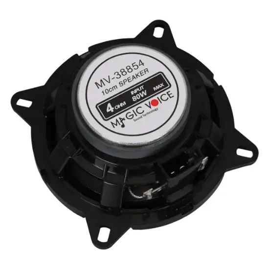 Magicvoice MV-38854 4 Ohm 80 Watt 10 cm Tekli Oto Hoparlör resmi