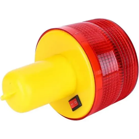 PowerMaster PM-39273 Kırmızı İkaz Lambası 125X80mm resmi