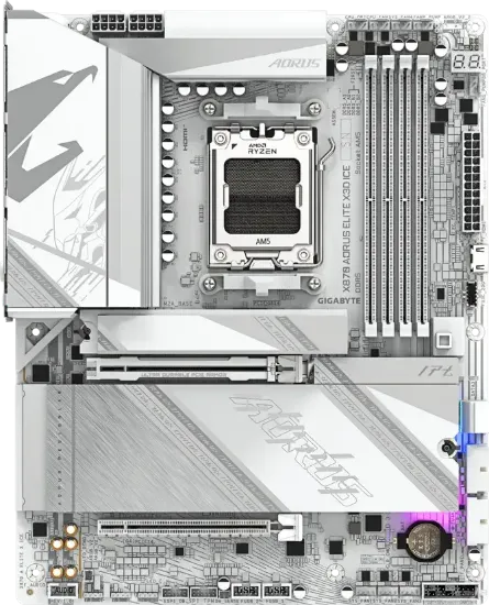 GIGABYTE X870 A ELITE X ICE AMD ANAKART resmi