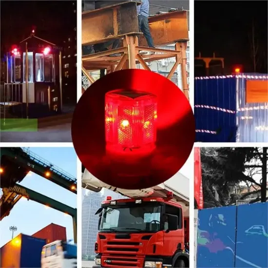 PowerMaster PM-39274 Solar Enerjili Mıknatıs Tabanlı Kırmızı İkaz Uyarı Lambası resmi