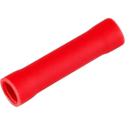 PowerMaster PM-39055 0,5-1,5mm2 Kesit 25x6x4mm Soket Kırmızı İzoleli Kablo Pabucu (100'lü Paket) resmi