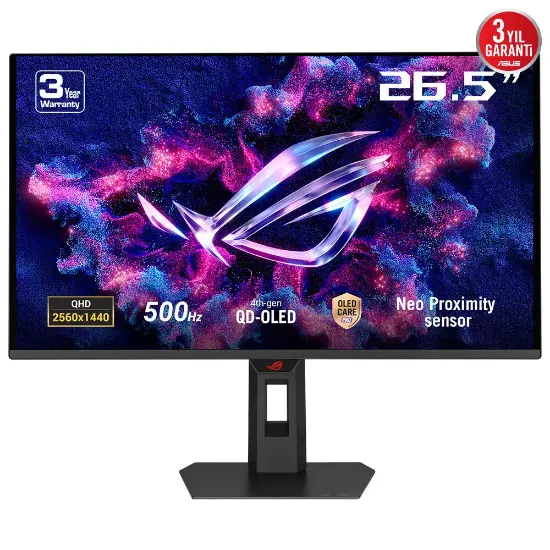 27 ASUS ROG STRIX XG27AQDPG 0.03MS 500HZ 2K QHD QD-OLED PIVOT GAMING resmi