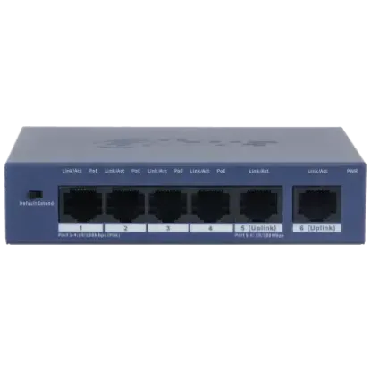 DAHUA S3006-4ET-60 4FEX2XGE 60W YÖNETİLEMEZ POE SWITCH resmi