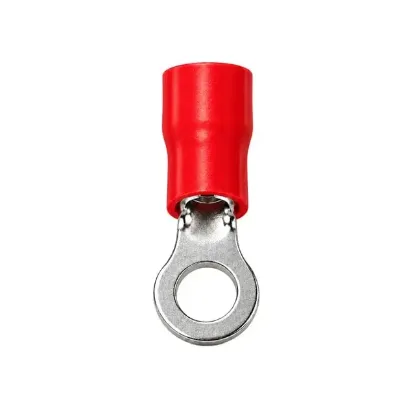 PowerMaster PM-39070 0,5-1,5mm2 Kesit 20x6x7mm Soket Kırmızı İzoleli Kablo Pabucu (100'lü Paket) resmi