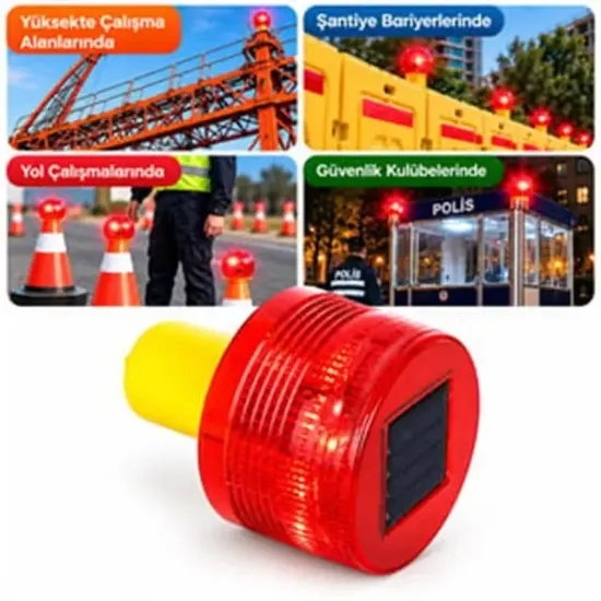 PowerMaster PM-39275 Kırmızı İkaz Lambası 125X80mm resmi