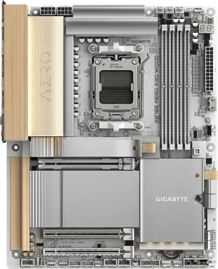 GIGABYTE X870E AERO X DK WOOD DDR5 8000Mhz HDMI/DP ATX AM5 resmi