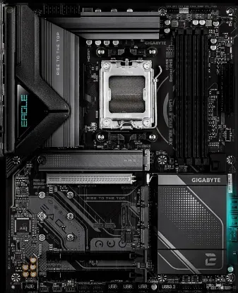 GIGABYTE X870E EAGLE WIFI7 DDR5 8000Mhz HDMI/DP ATX AM5 resmi
