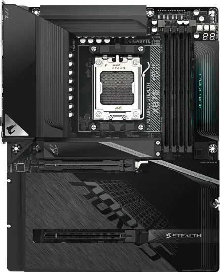 GIGABYTE X870 AORUS STEALTH DDR5 8000Mhz HDMI/DP ATX AM5 resmi