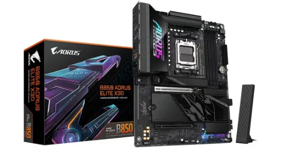 GIGABYTE B850 AORUS ELITE X3D DDR5 8000Mhz HDMI/DP ATX AM5 resmi