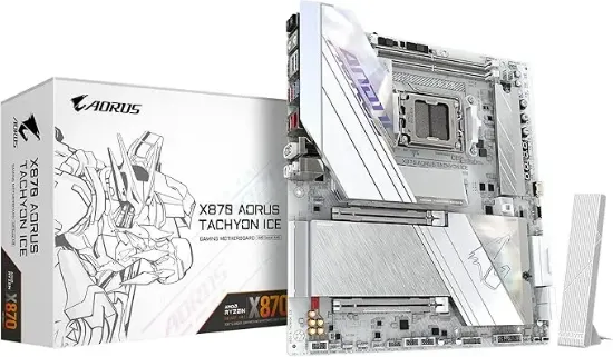 GIGABYTE X870A AORUS TACHYON ICE DDR5 8400Mhz HDMI/DP E-ATX AM5 resmi