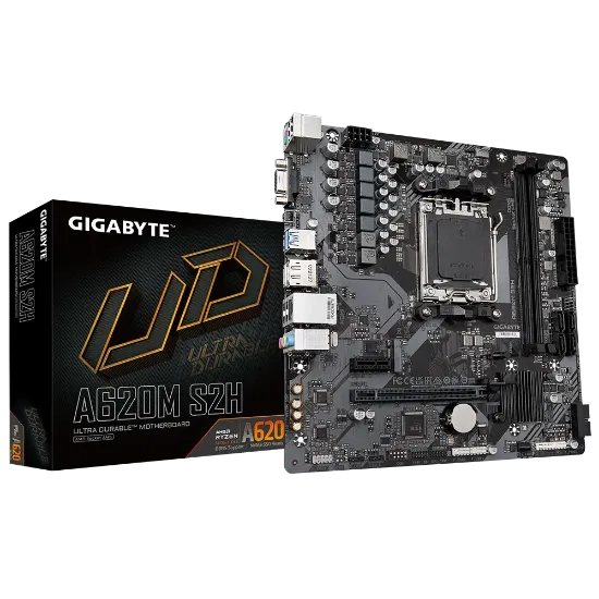GIGABYTE A620M S2H DDR5 6400Mhz HDMI/DP/VGA MATX AM5 resmi