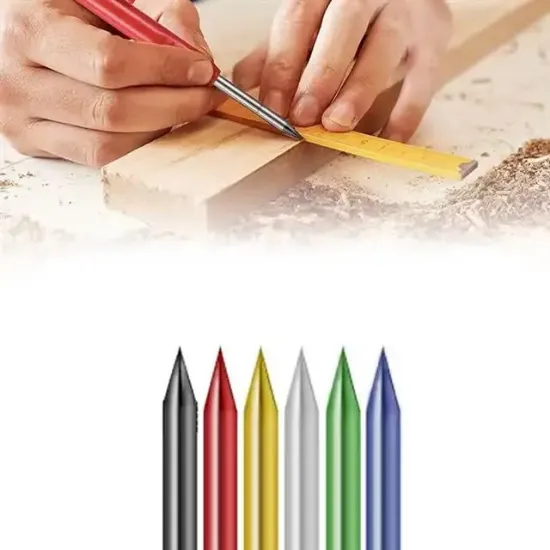 Sunup SN-27135 Marangoz Derin Dip Konum Delik İşaretleme Kurşun Uç Seti (6lı Paket) resmi