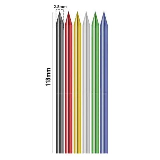Sunup SN-27135 Marangoz Derin Dip Konum Delik İşaretleme Kurşun Uç Seti (6lı Paket) resmi