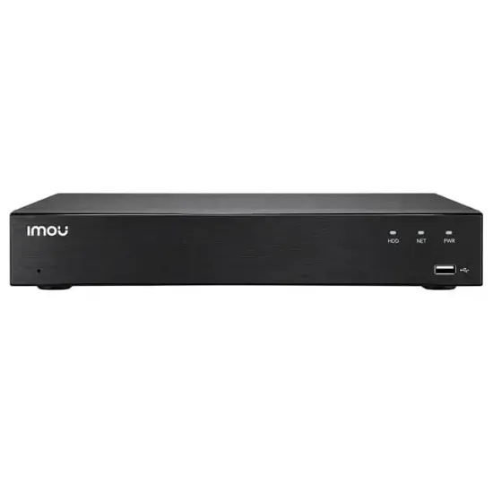 IMOU N236-16P 36 Kanal 16 PoE Girişli H.265 4K NVR Kayıt Cihazı 16TB Destekli Dahili Mikrofon Hoparlör resmi