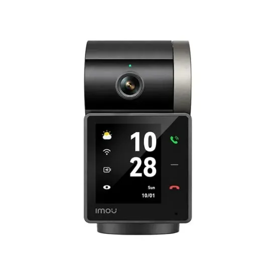 IMOU Rex VT Pro 5MP 3K 2.4 İnç Ekranlı Görüntülü Arama Özellikli Bataryalı Wi-Fi Pan & Tilt İç Mekan Güvenlik Kamerası resmi