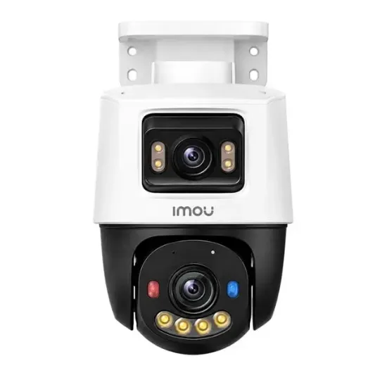 Imou IPC-PS70FP-10M0 Cruiser Dual PS70F Çift Lens (sabit + Pt) Poe İki Yönlü Ses Renkli Gece Görüş 10MP Dome Kamera resmi