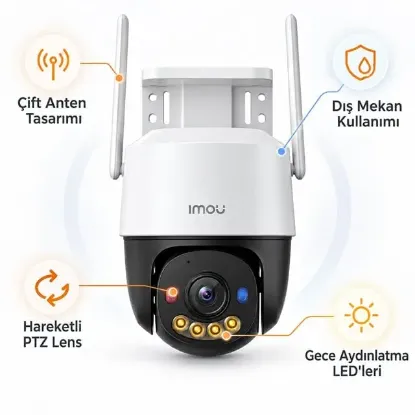 Imou IPC-K7FP-5V0W Cruiser SC Dış Mekan 5MP Wifi Pt Kamera resmi