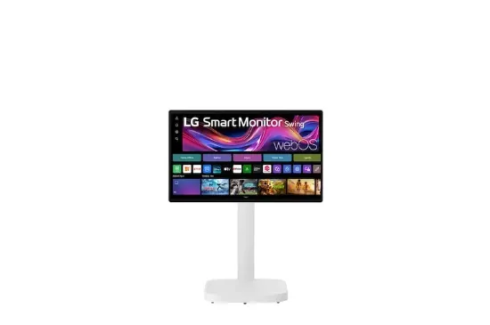31.5 LG 32U889SA-W 4K TEKERLEKLI STANDLI SMART resmi