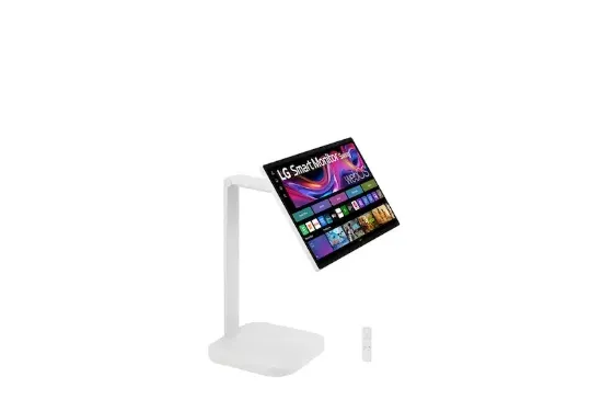 31.5 LG 32U889SA-W 4K TEKERLEKLI STANDLI SMART resmi