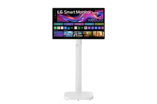 31.5 LG 32U889SA-W 4K TEKERLEKLI STANDLI SMART resmi