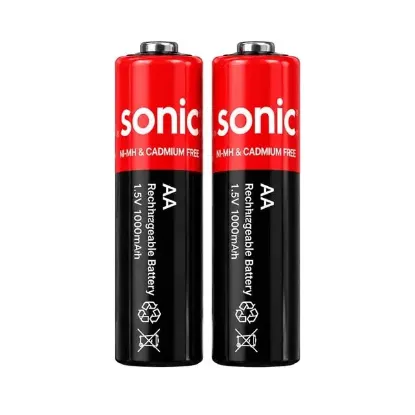 Asonic PL1400 1.5V 1400 mAh-2600 Mvh Type-C Şarjlı 2'li AA Pil resmi