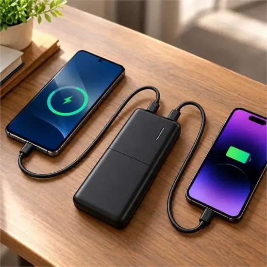 Snapron SNP-3008 Siyah 22.5W PD 10.000mAh Şarjlı Powerbank resmi