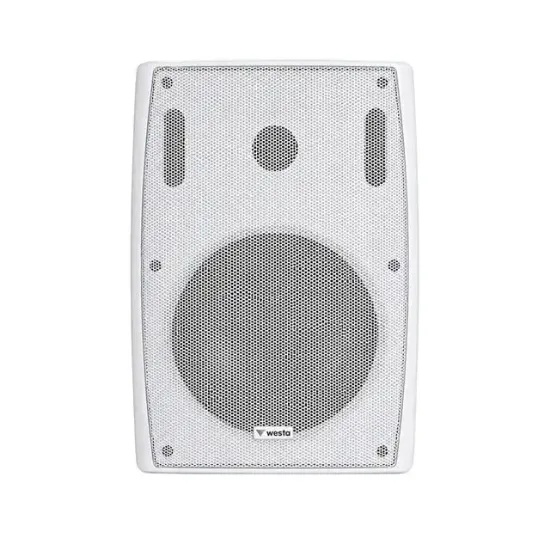 WESTA WS-65TW BEYAZ 16 CM 50W 100V HAT TRAFOLU DUVAR TİPİ SÜTUN PLASTİK KABİN HOPARLÖR TEKLİ resmi