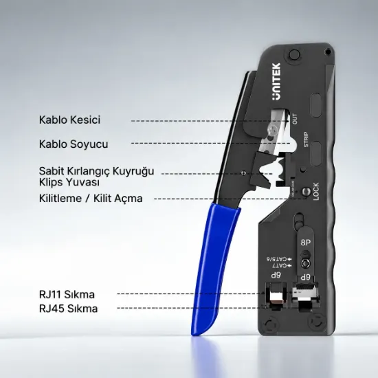 UNITEK 8P/ ÇOK FONSİYONLU SKIMA ALETİ (OT139ABL01) resmi